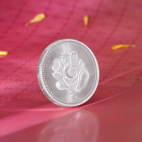 Divine Ganesha Silver Coin