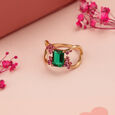 14KT Yellow Gold Sweet Hurricane Finger Ring,,hi-res view 1