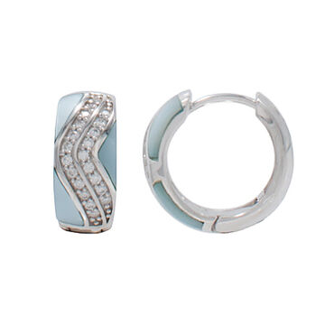 Movement-Inspired 92.5 Silver Hoop Earrings