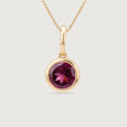 Crimson Aura Garnet Pendant,,hi-res view 3