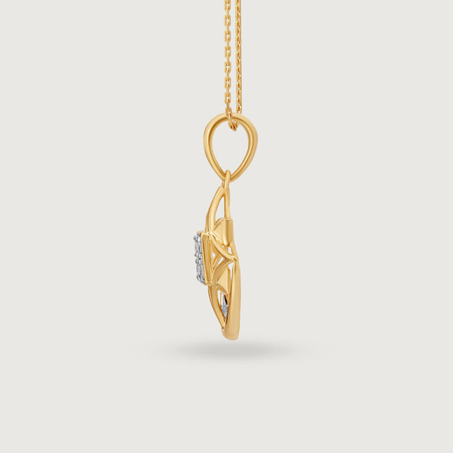 Heavenly Balance 14KT Diamond Pendant,,hi-res image number null