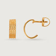 Intricate Legacies 22KT Gold Stud Earrings,,hi-res view 4