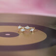 Disco Beat Gold & Diamond Finger Ring,,hi-res view 2