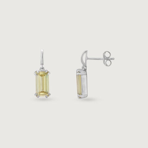 Lively Gleam Silver Drop Earrings