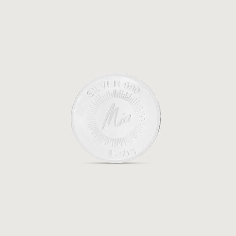 50 gm 999 Divine Krishna Silver Coin