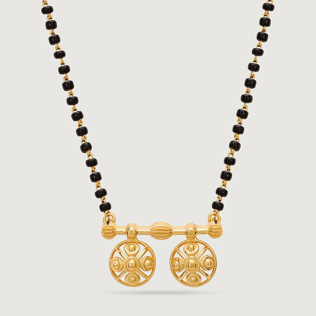 Eternal Circle 22 Kt Gold Vati Mangalsutra,,hi-res image number null