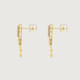 Playful Linear Diamond Drop Earrings,,hi-res view 4