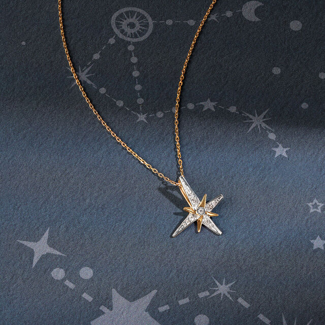 Starlight Sonata 14 kt Diamond Pendant,,hi-res image number null