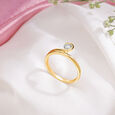 Wrapped in Love Solitaire Finger Ring,,hi-res view 1