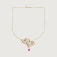 Vibrant Blossom Diamond Necklace,,hi-res view 2