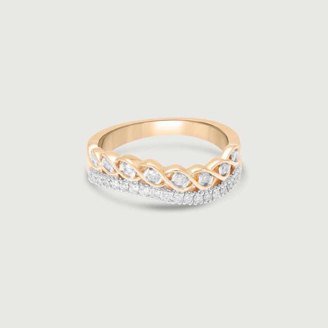Braided Shine Diamond Ring,,hi-res image number null