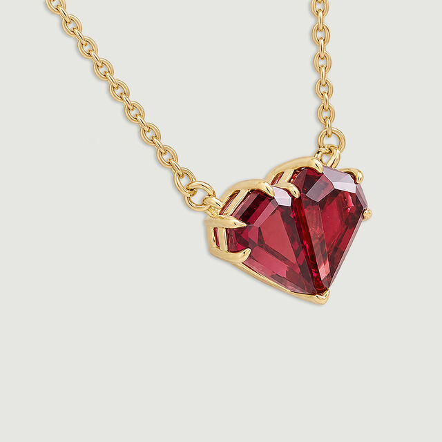 Playful Faceted Pink Garnet Necklace,,hi-res image number null