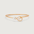 Pearl Orbit Opulence 14KT Bangle,,hi-res view 2