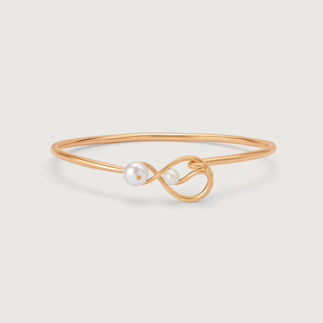 Pearl Orbit Opulence 14KT Bangle,,hi-res image number null