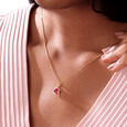 Ruby Rush Diamond & Gold Pendant,,hi-res view 2
