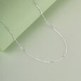 Bold Sleek Silver Chain,,hi-res view 1