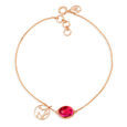 14KT Libra Birthstone Rose Gold Bracelet,,hi-res view 1