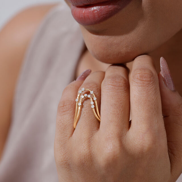 Serene Drift Diamond Ring,,hi-res image number null
