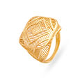 Hypnotic Gold Ring,,hi-res view 1