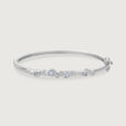 Dreamy Sky Silver Bangle,,hi-res view 3