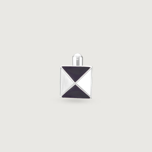 Pyramid Edge Silver Cufflinks,,hi-res image number null