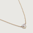 Heartfelt Radiance 14 kt Gold & Diamond Pendant with Chain,,hi-res view 4
