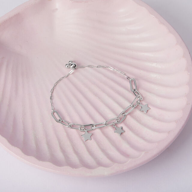 Starry Link Silver Bracelet,,hi-res image number null
