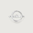 Modern Orbit Silver Ring,,hi-res view 4