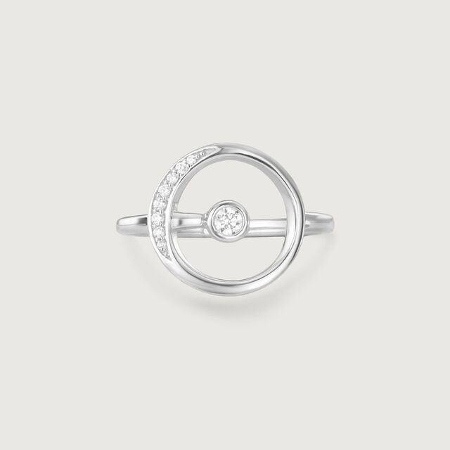 Modern Orbit Silver Ring,,hi-res image number null