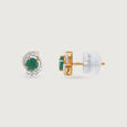 Diana Legacy Emerald & Diamond Stud Earrings,,hi-res view 4