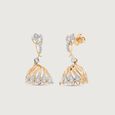 Sparkling Bloom Diamond Jhumka,,hi-res view 4