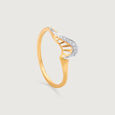Gentle Arc Diamond Ring,,hi-res view 3
