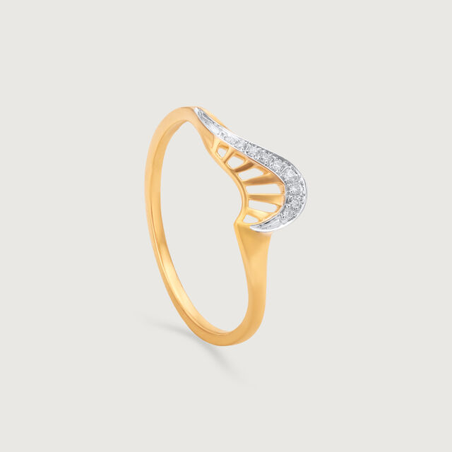 Gentle Arc Diamond Ring,,hi-res image number null