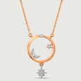 Moonlit Stardust 18KT Pendant with Chain,,hi-res view 2