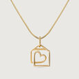 Heart of Home Gold Pendant,,hi-res view 2