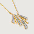 Supernova Sparkle 14KT Diamond Necklace,,hi-res view 4