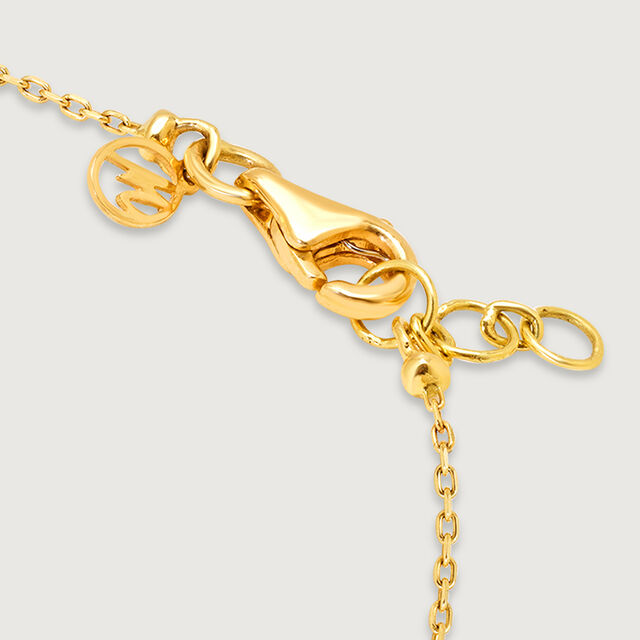 Golden Elegance 18KT Pearl Pendant with Chain,,hi-res image number null