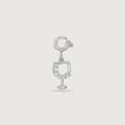 Glitter Toast Silver Charm,,hi-res view 3