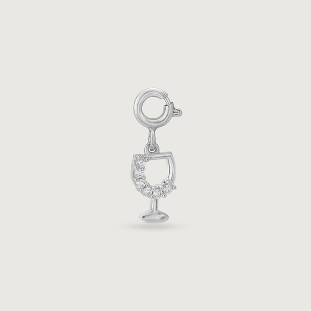 Glitter Toast Silver Charm,,hi-res image number null