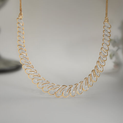 Lustrous Grace Diamond Necklace