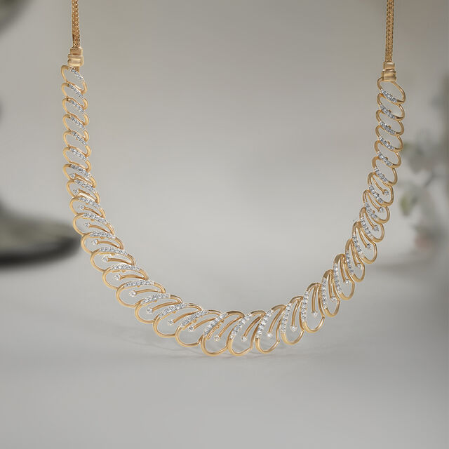 Lustrous Grace Diamond Necklace,,hi-res image number null
