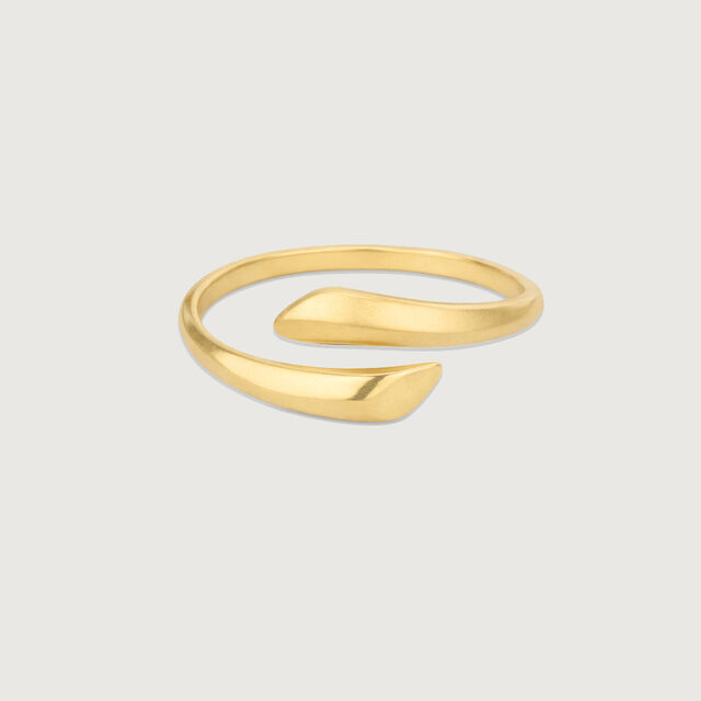 Sleek Overlap Gold Ring,,hi-res image number null