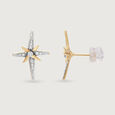 Galactic Wishes 14KT Diamond Stud Earrings,,hi-res view 4