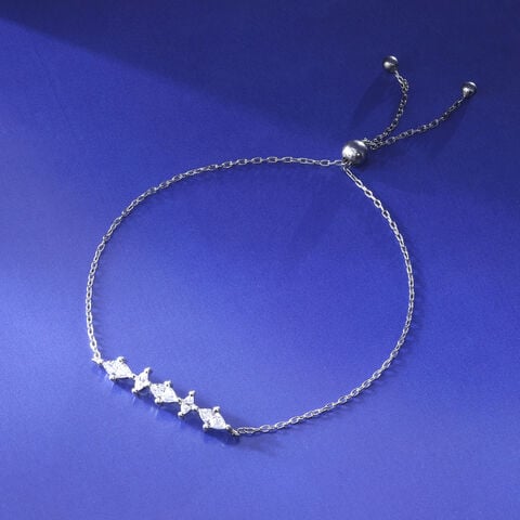 Celestial Marquise Silver Bracelet