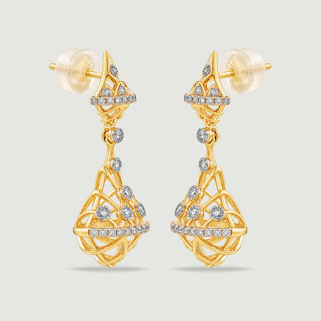 Striking Light Diamond Jhumka,,hi-res image number null