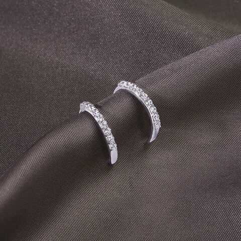 Gleam Line Silver Toe Rings
