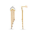 14kt Rose Gold Be in the Spotlight with Diamond Drop Earrings,,hi-res view 2