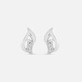 Tranquil Dove Silver Studs Earrings,,hi-res view 3