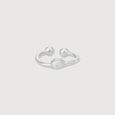 Sleek Beam Silver Septum Ring,,hi-res view 3