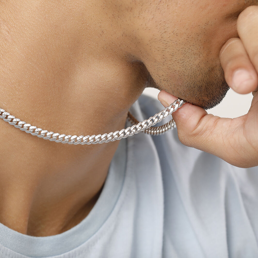 Silver chain for cheap men original